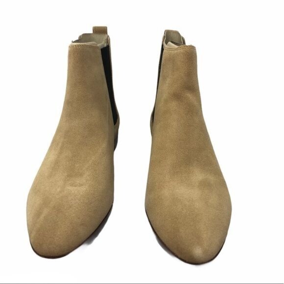 J. Crew Pull on Chelsea Boots in Desert Sand Suede Size 8 and Size 9 NIB - Picture 4 of 10
